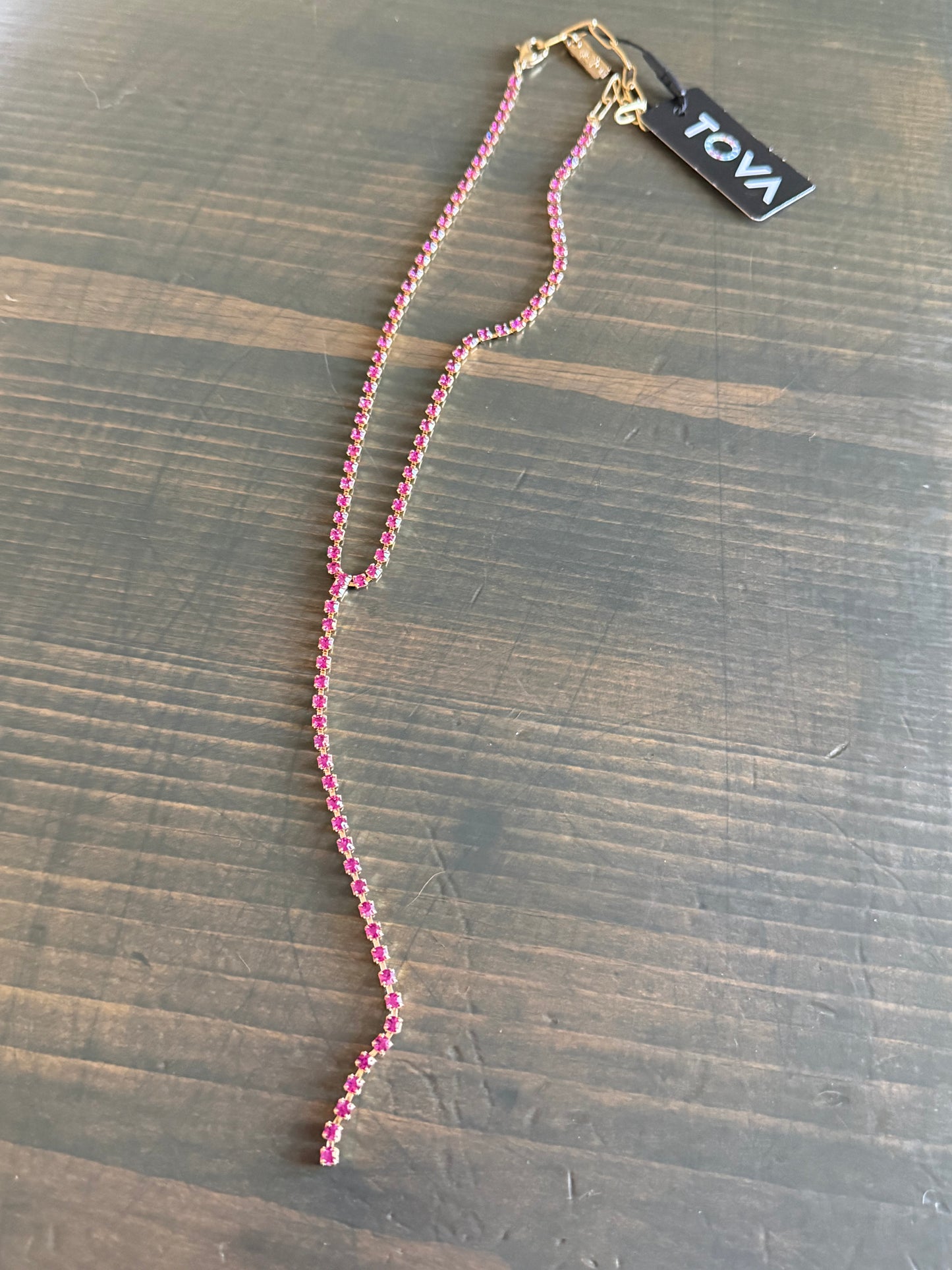 Tova Kassandra Necklace in Fuschia