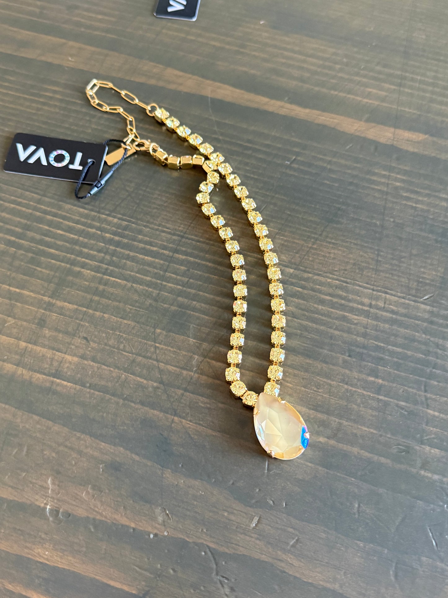 Tova Melinda Necklace Verde Linen Ignite