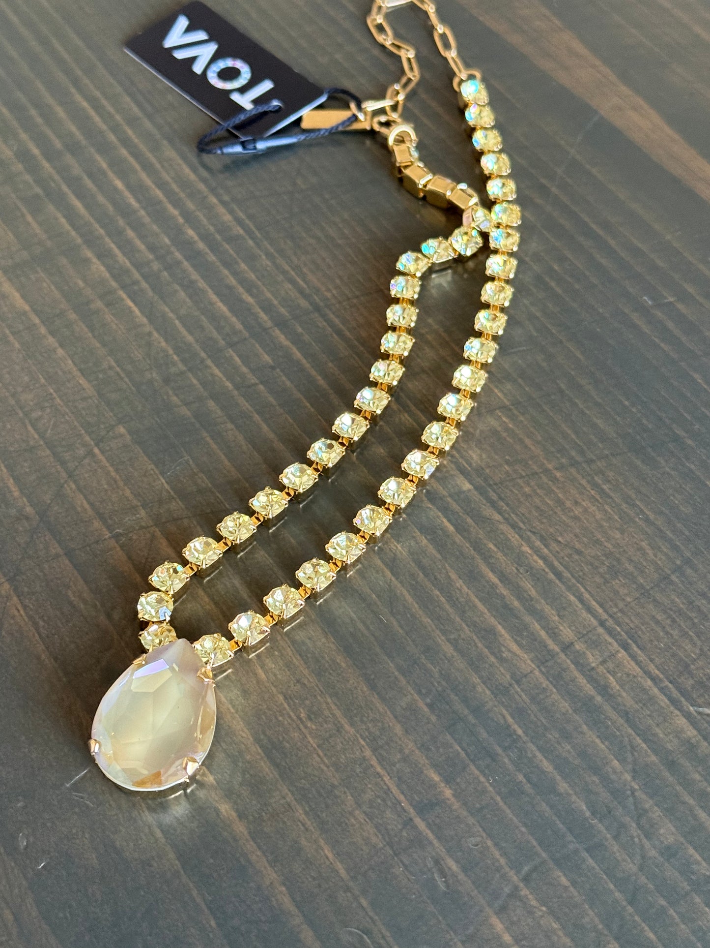 Tova Melinda Necklace Verde Linen Ignite