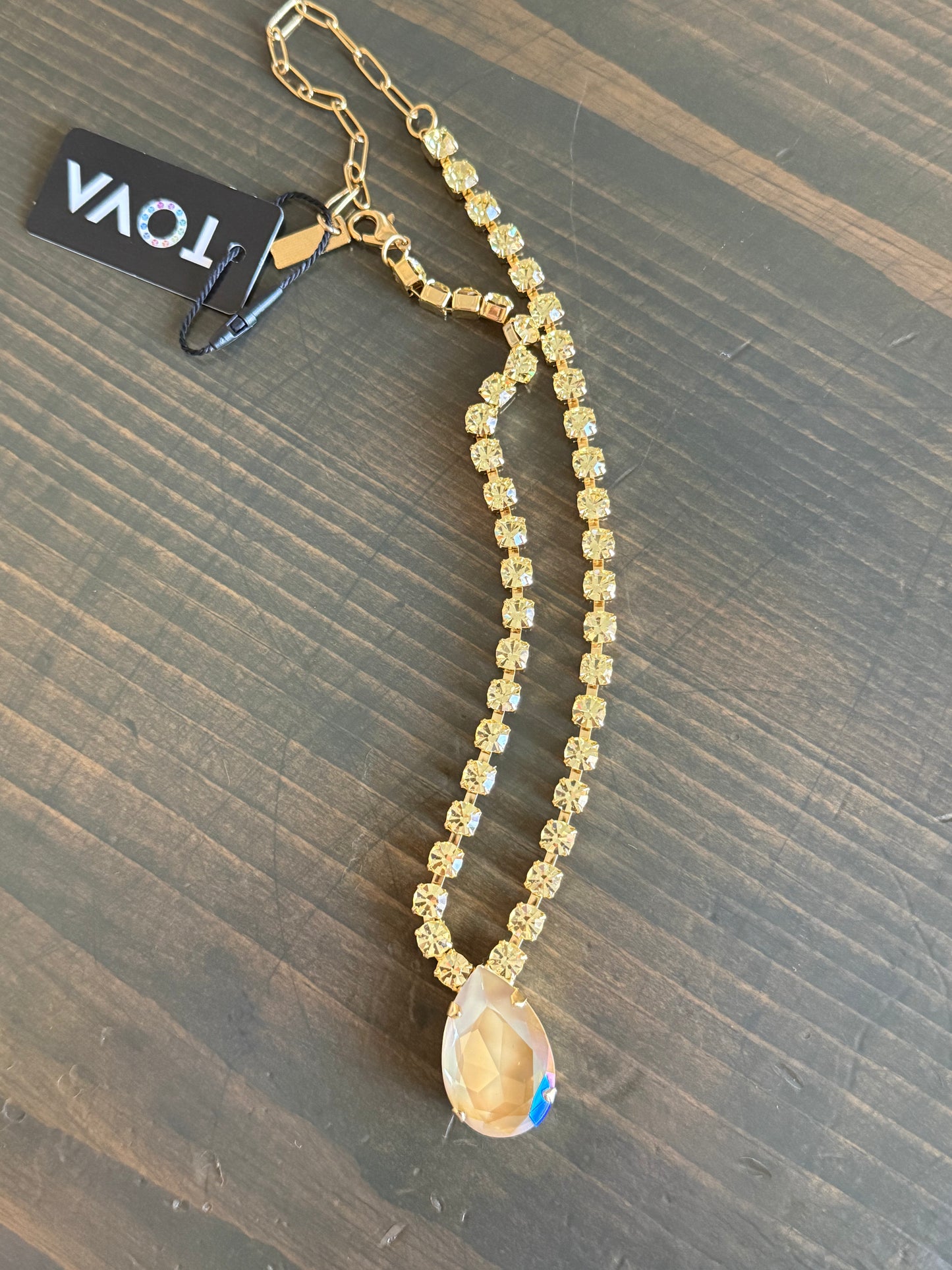 Tova Melinda Necklace Verde Linen Ignite