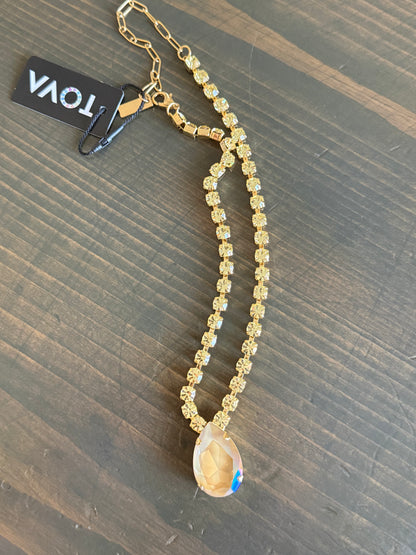 Tova Melinda Necklace Verde Linen Ignite