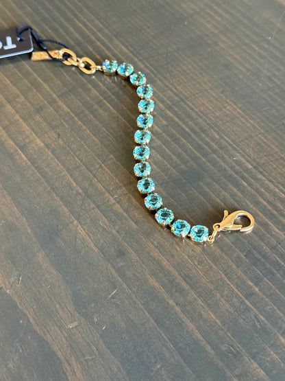 Tova Izzy Bracelet Light Turquoise Unfoiled