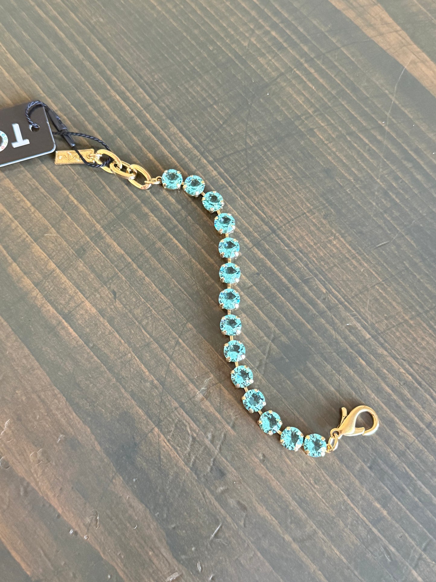 Tova Izzy Bracelet Light Turquoise Unfoiled