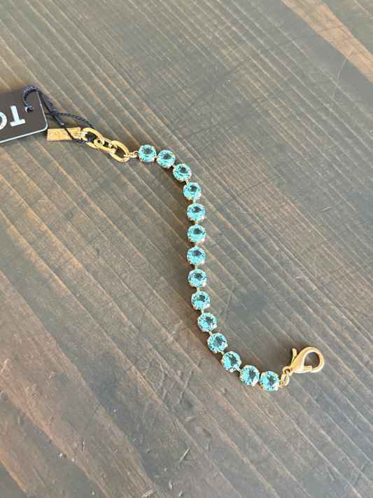 Tova Izzy Bracelet Light Turquoise Unfoiled
