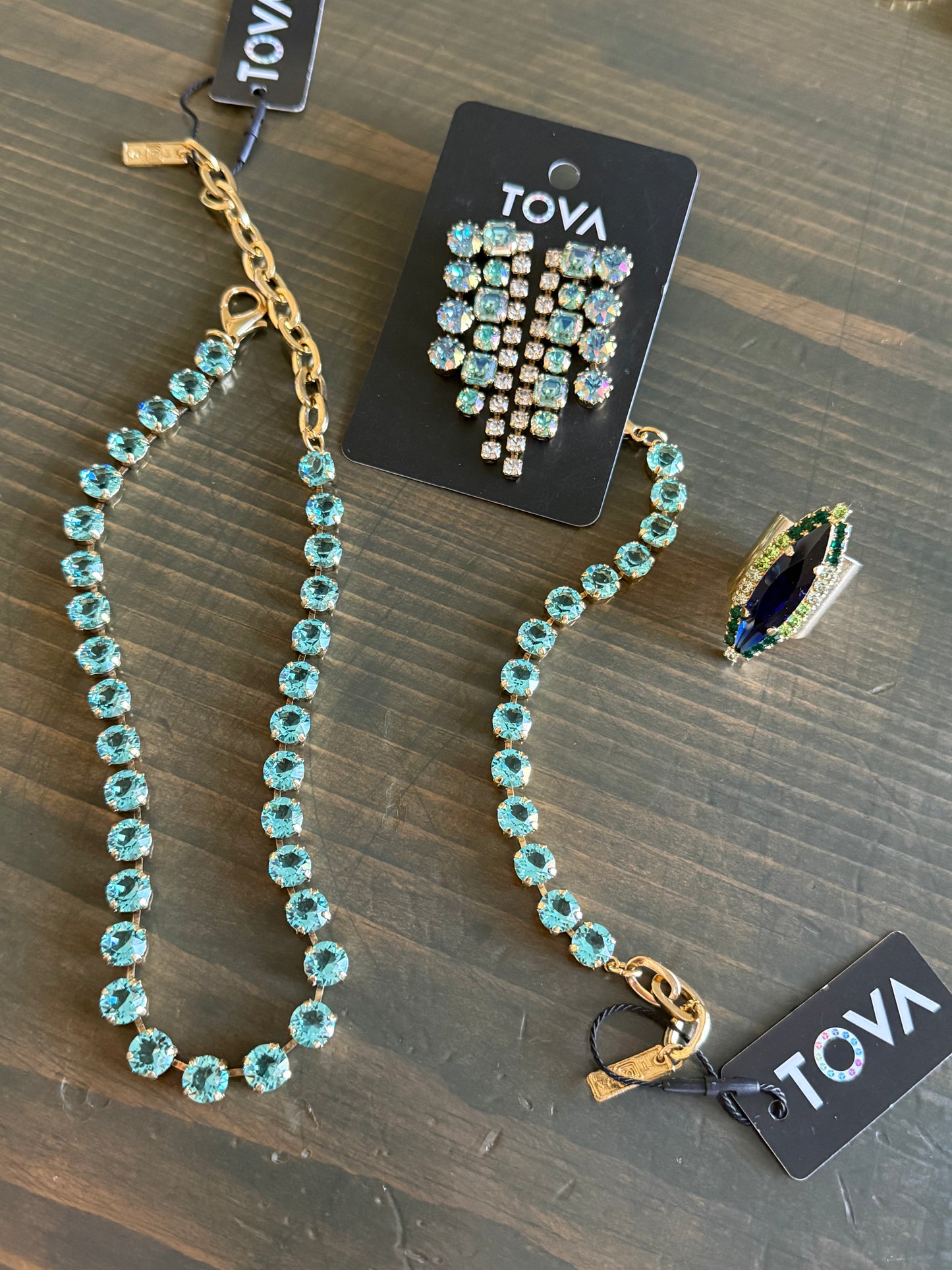 Tova Izzy Bracelet Light Turquoise Unfoiled