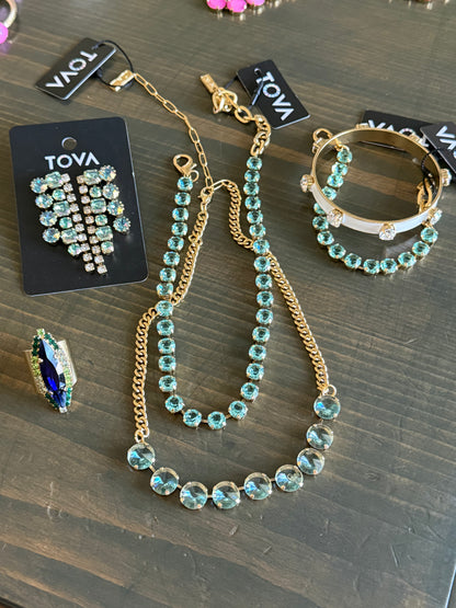 Tova Izzy Bracelet Light Turquoise Unfoiled
