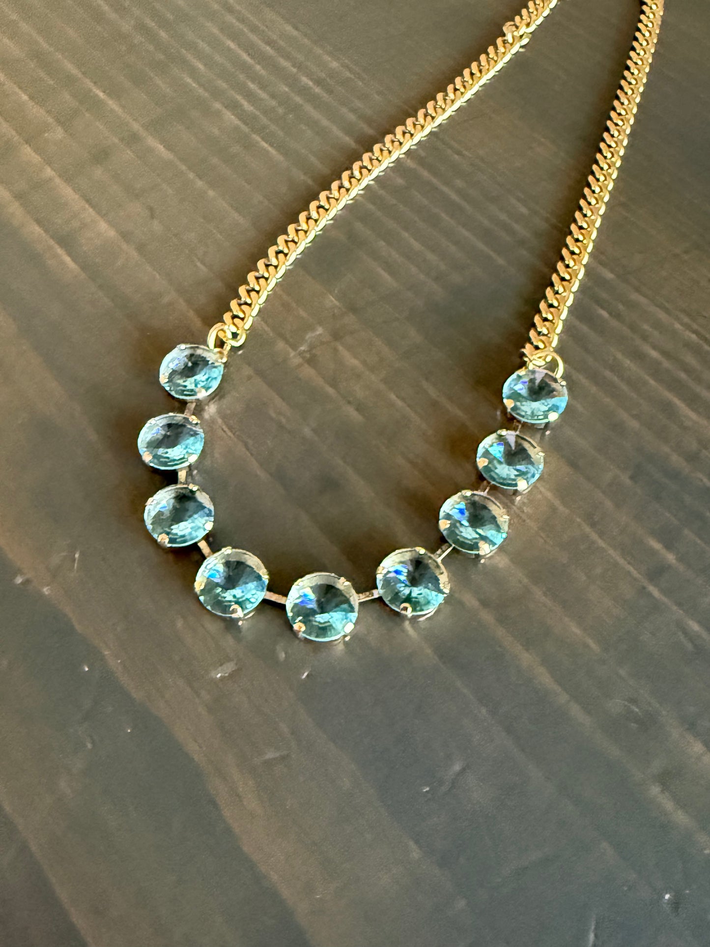 Tova Mini Sofia Unfoiled Aqua Bohemica