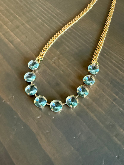 Tova Mini Sofia Unfoiled Aqua Bohemica