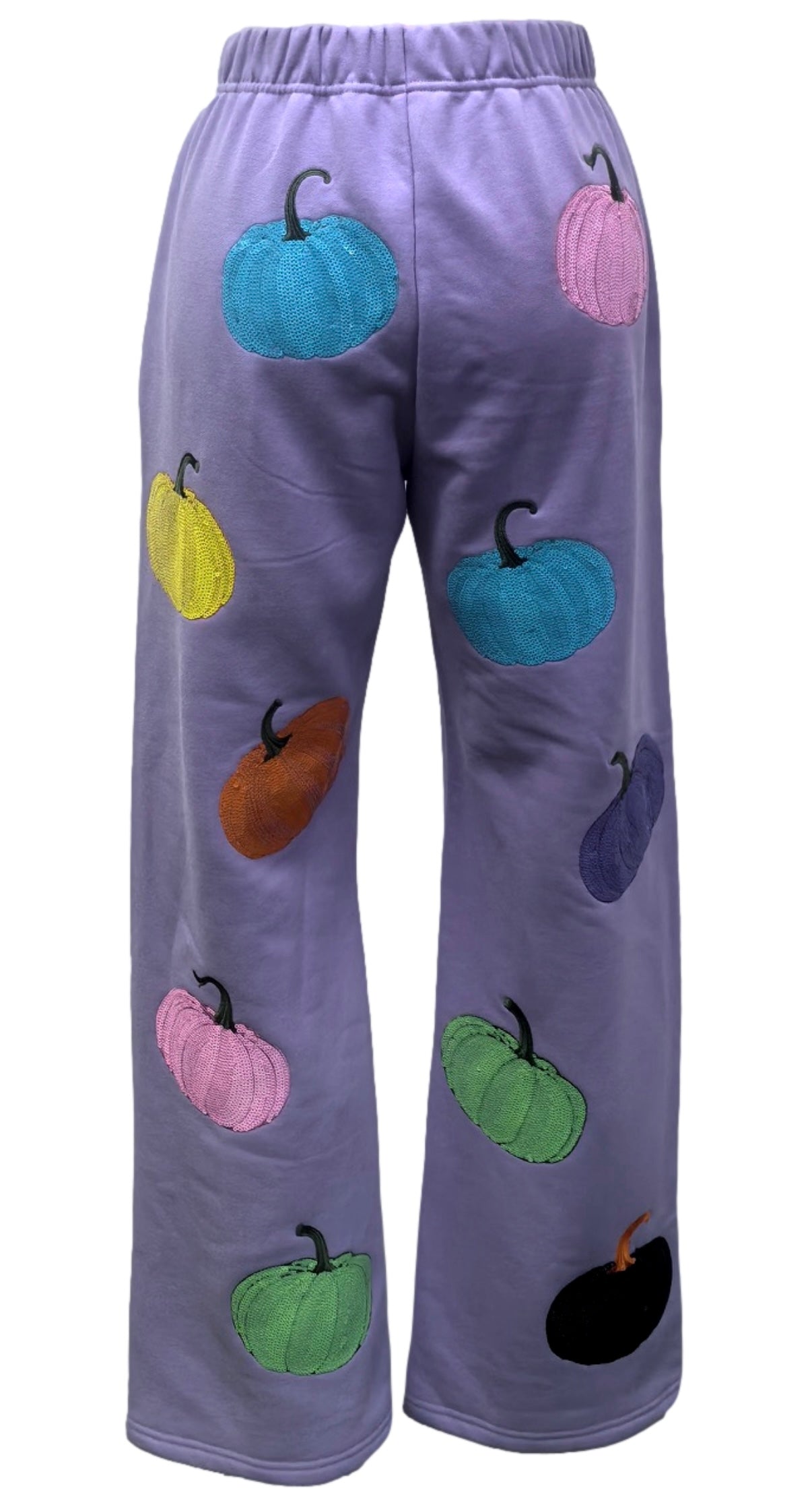 Queen of Sparkles Lavender Multi Pumpkin Jogger