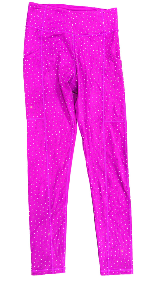 Queen of Sparkles Purple Rhinestone Leggings