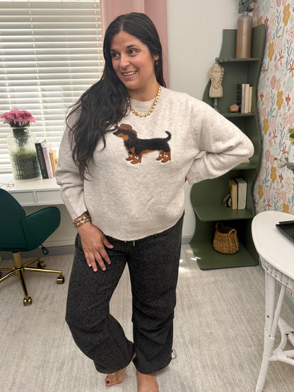Little Cowboy Doxie Sweater