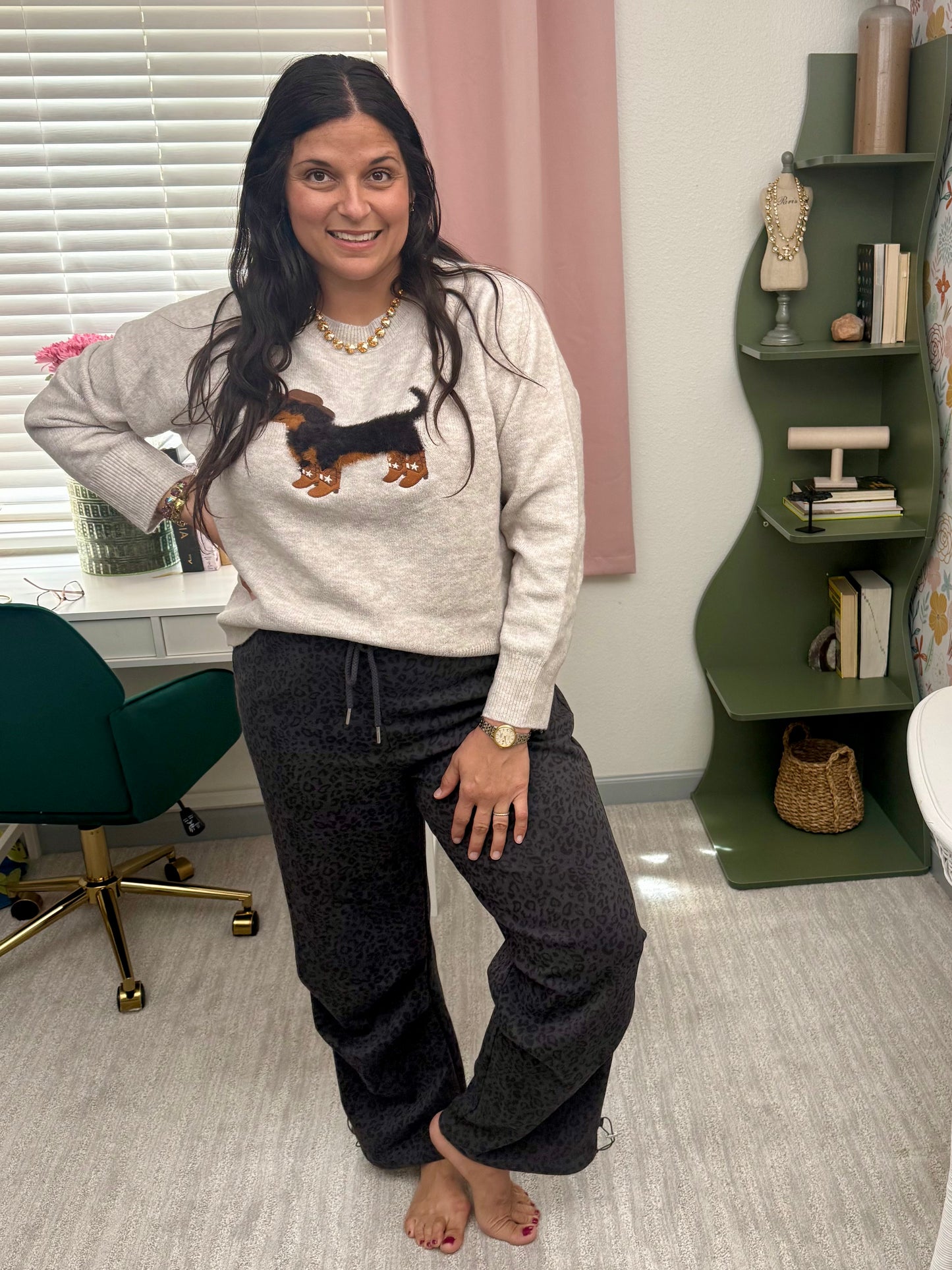 Little Cowboy Doxie Sweater