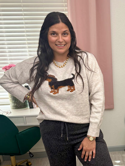 Little Cowboy Doxie Sweater