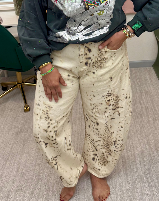 Wild Side Washed Barrel Pants