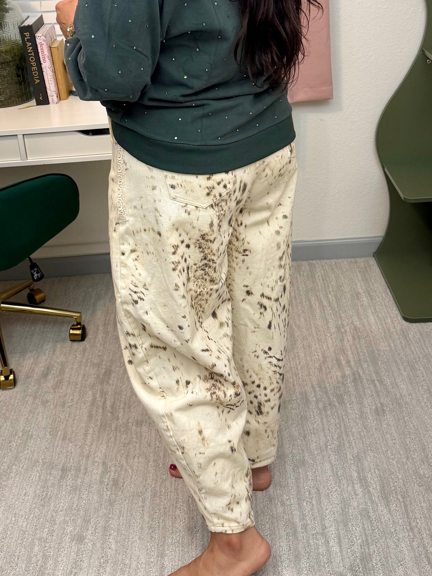Wild Side Washed Barrel Pants