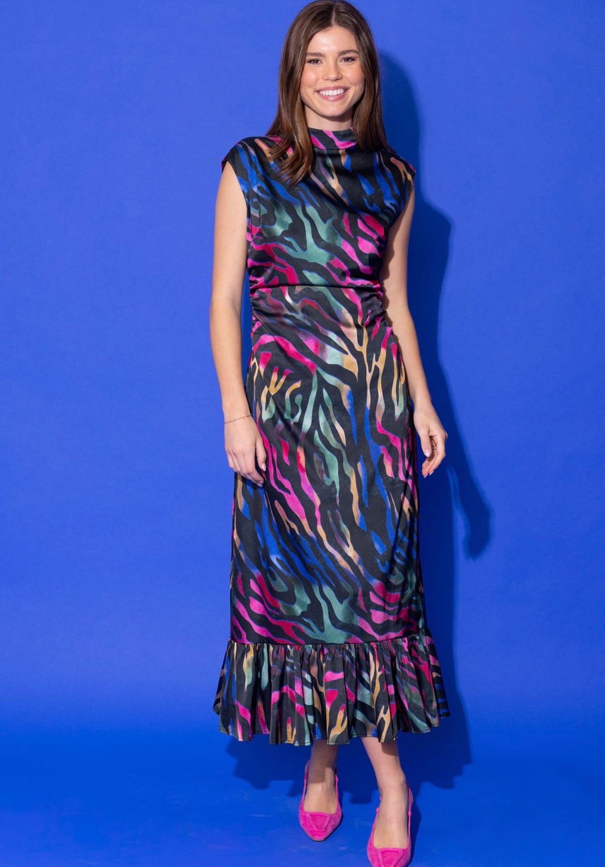 Alden Adair Estelle Dress Prism Zebra