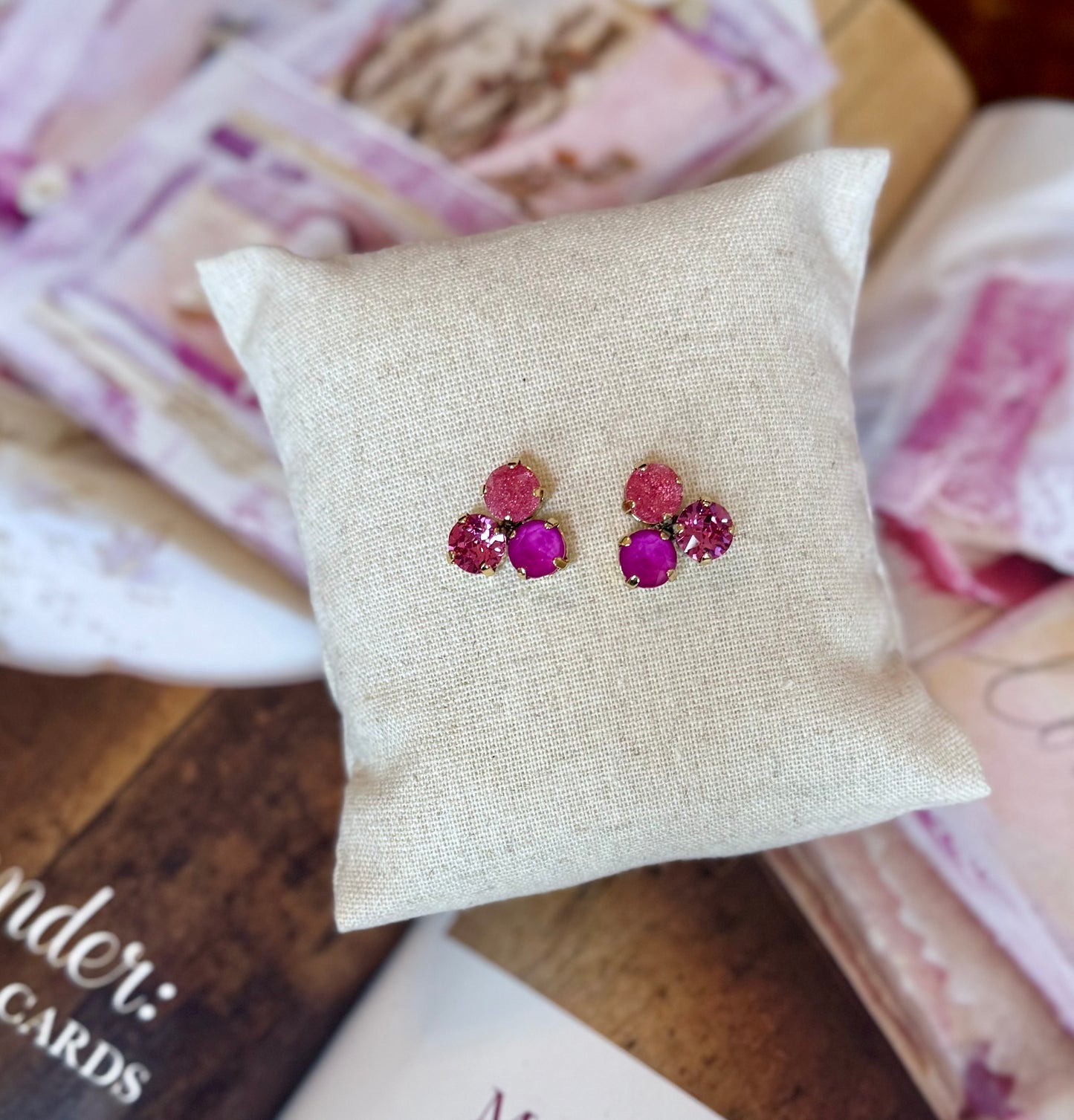 Pink Ice Ines Earrings Tova