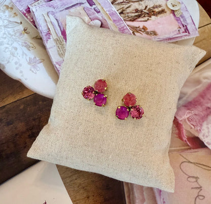 Pink Ice Ines Earrings Tova