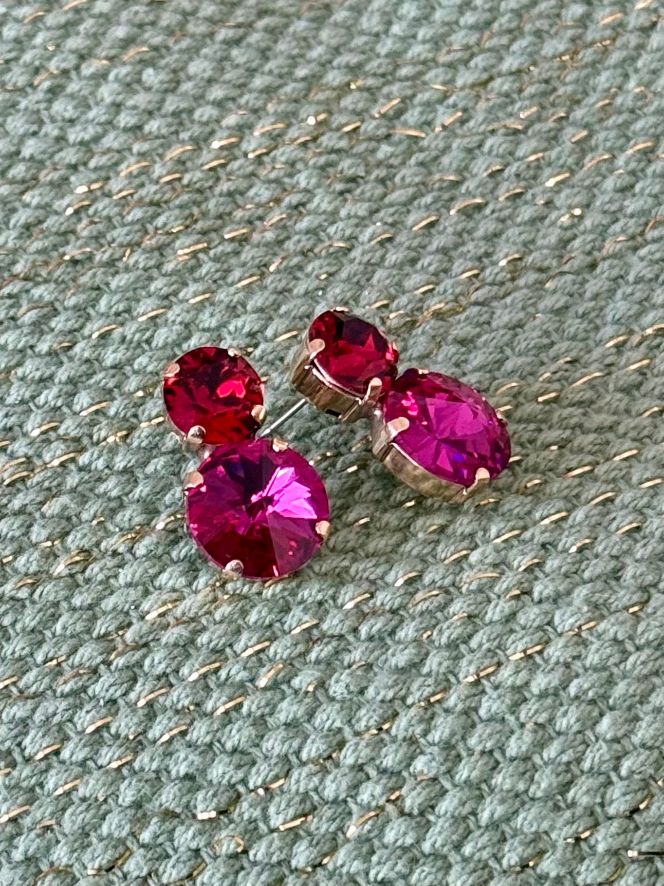 Tova Maegan Earrings Red