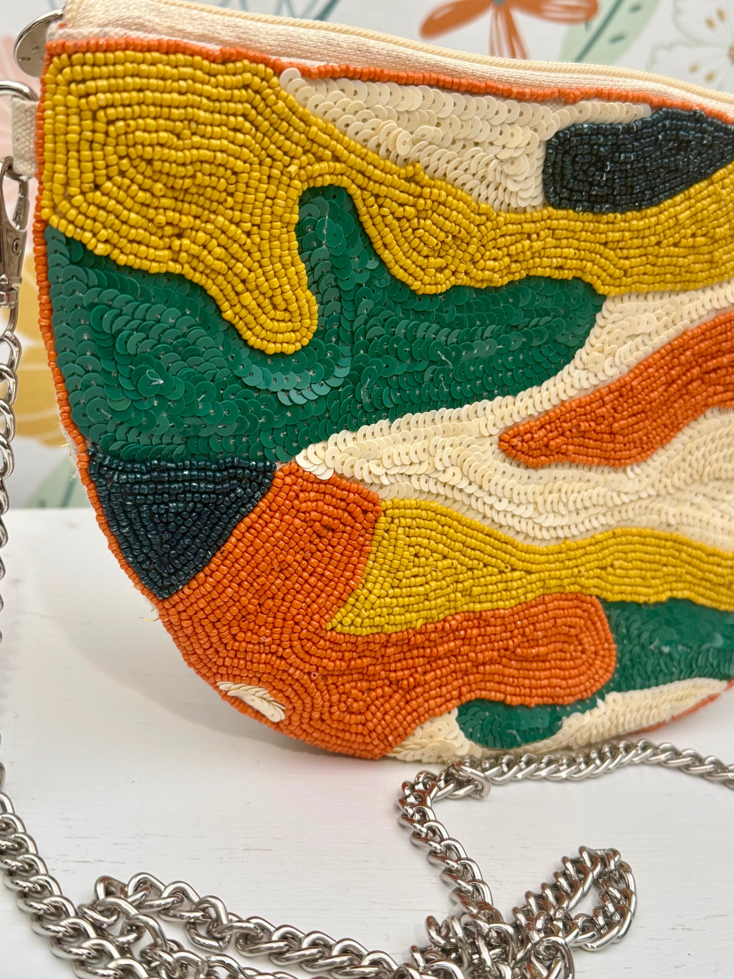 Desert Sunset Beaded Crossbody Set