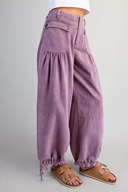 Plum Poppy Cargo Pants