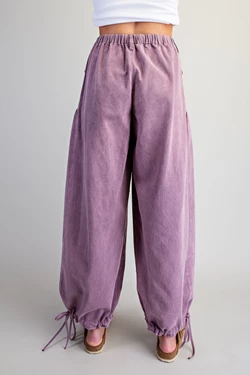Plum Poppy Cargo Pants