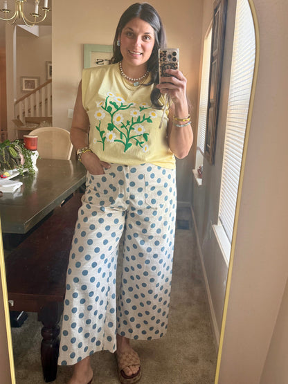Oopsie Daisies Yellow Tank