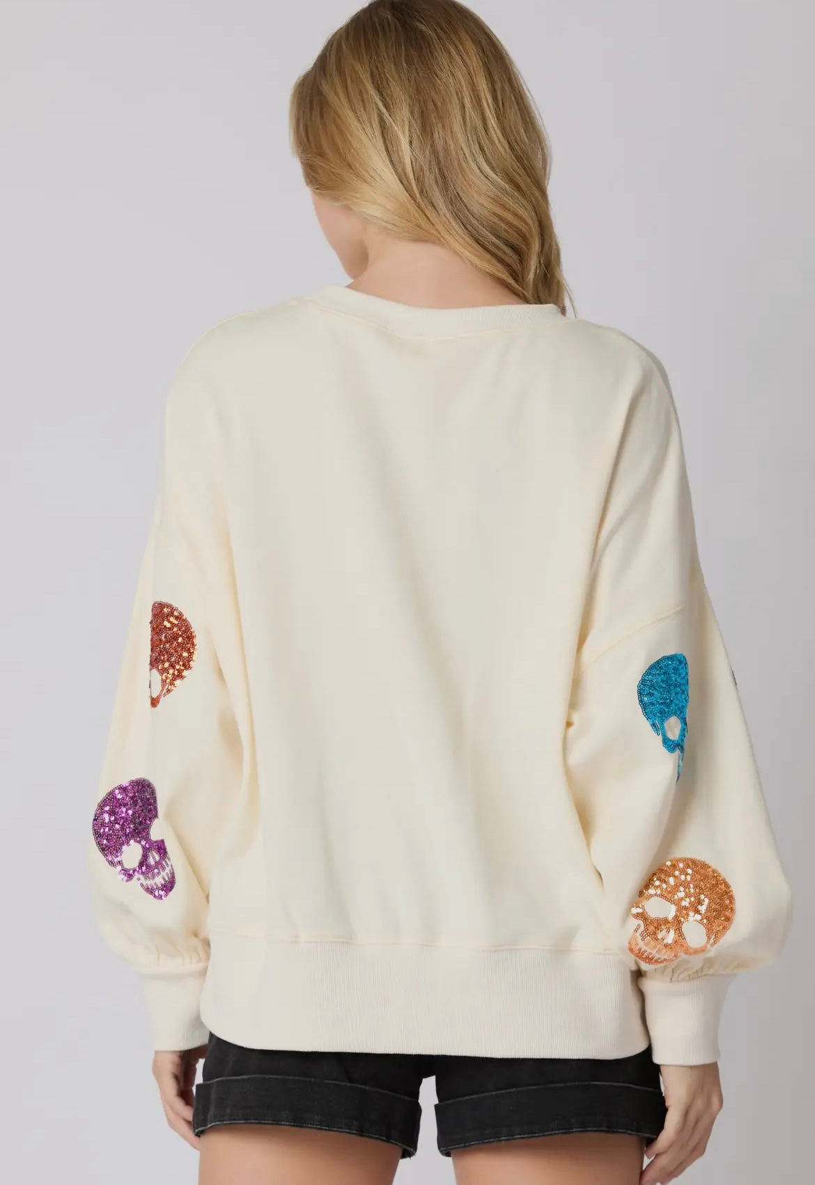 Sequin Skeleton Sweater