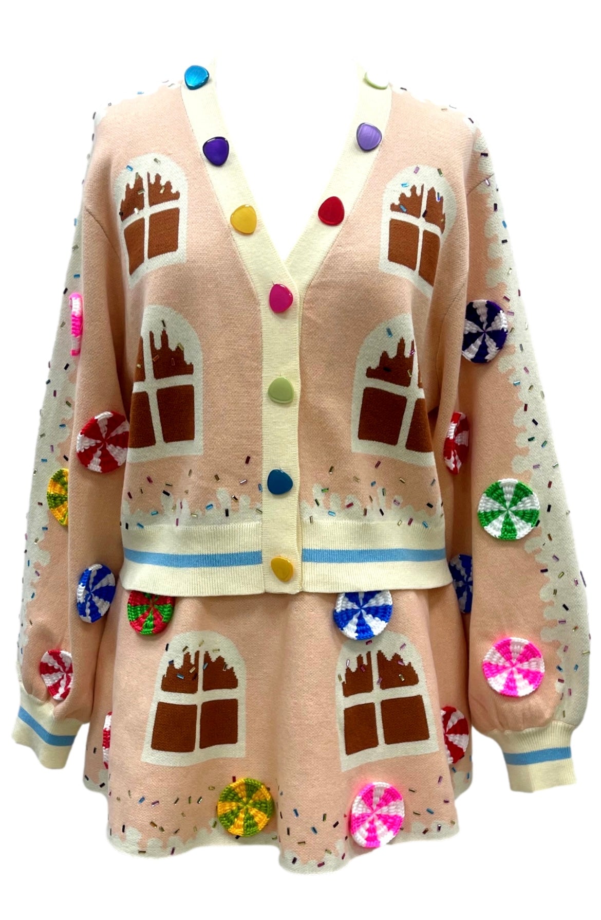 Queen of Sparkles Gingerbread House Skirt