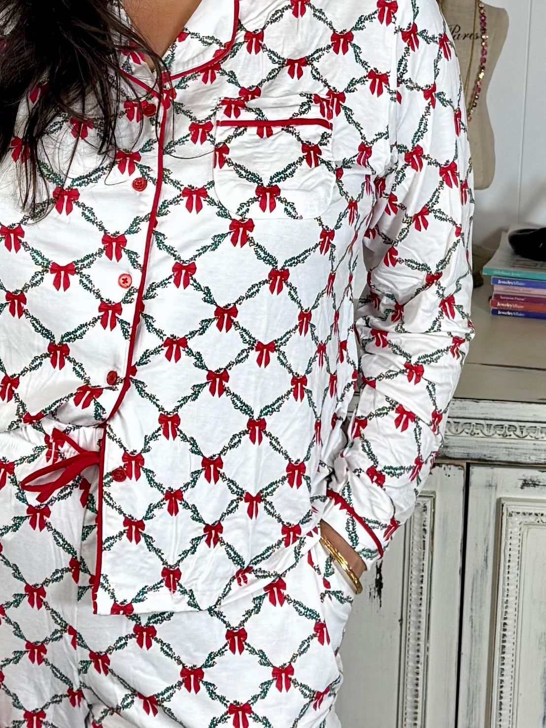 Lattice Garland Christmas Jammies