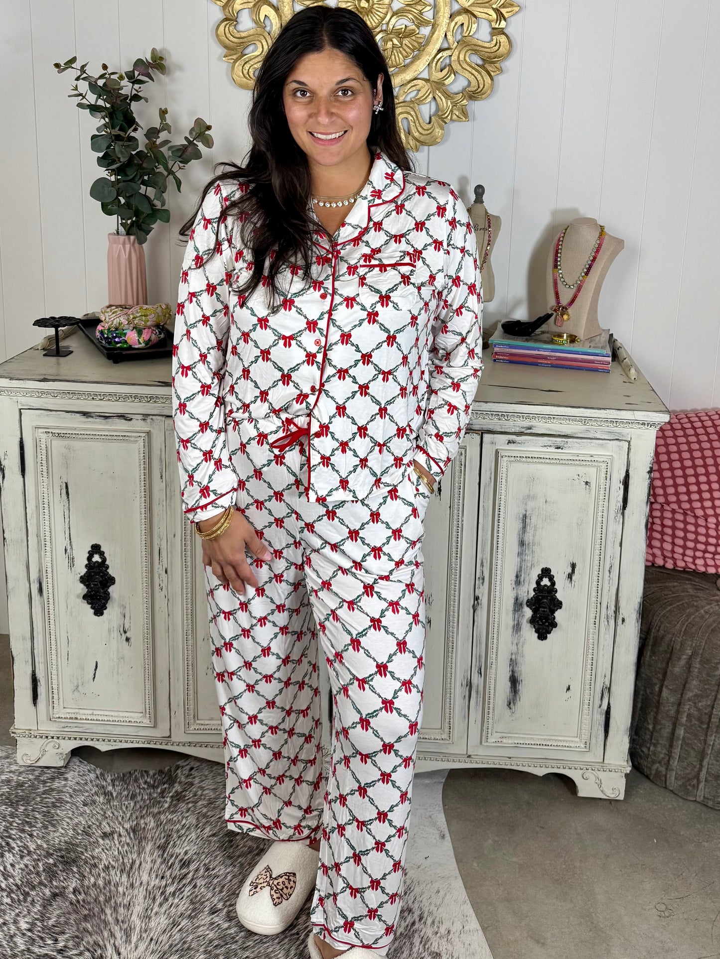 Lattice Garland Christmas Jammies