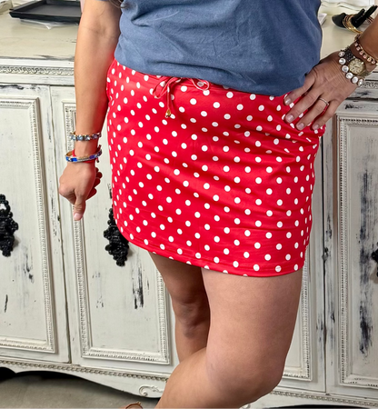 The Sweet Spot Polka Dot Skort