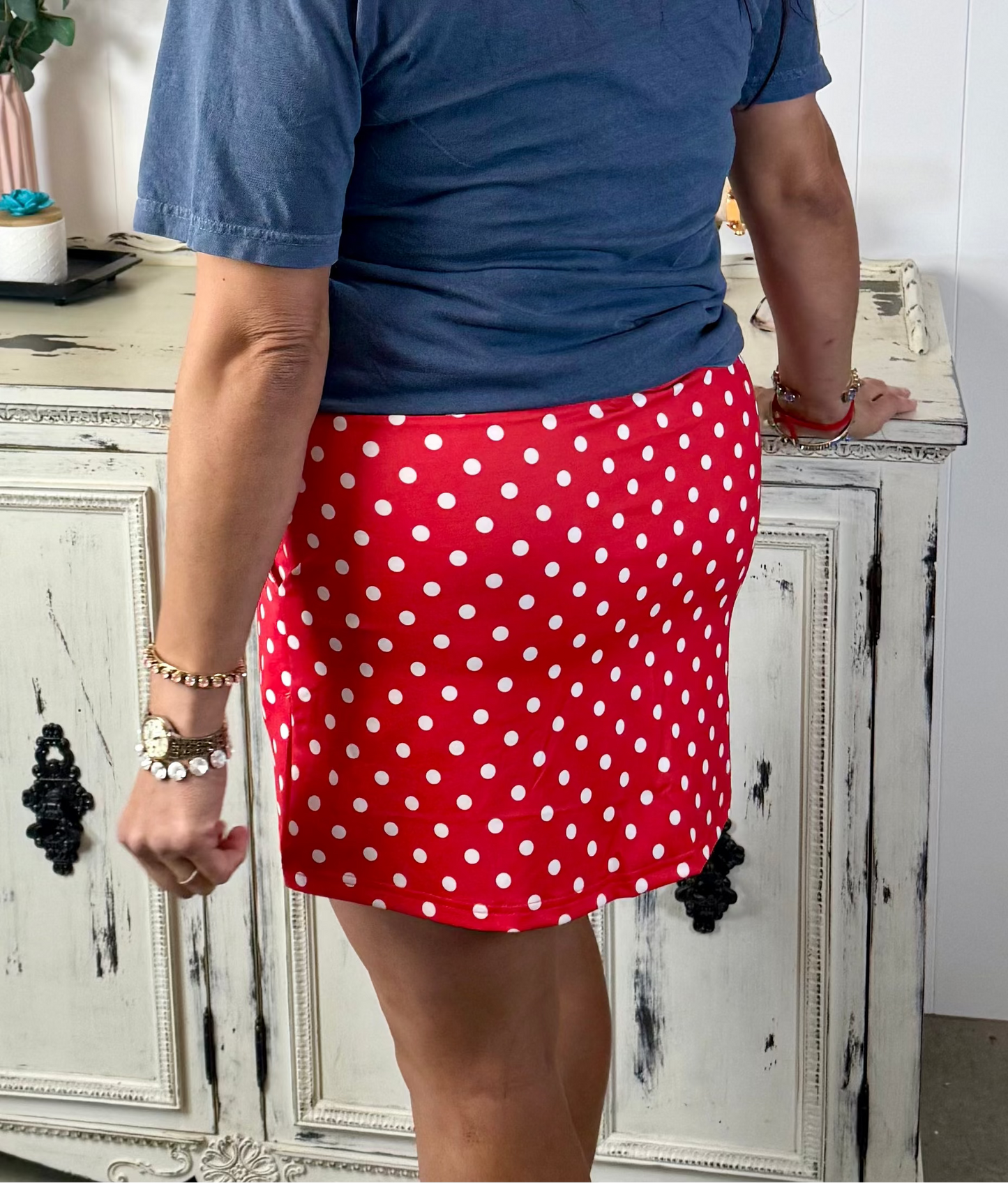 The Sweet Spot Polka Dot Skort