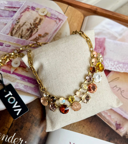 Vivica Necklace in Neutral Mix TOVA