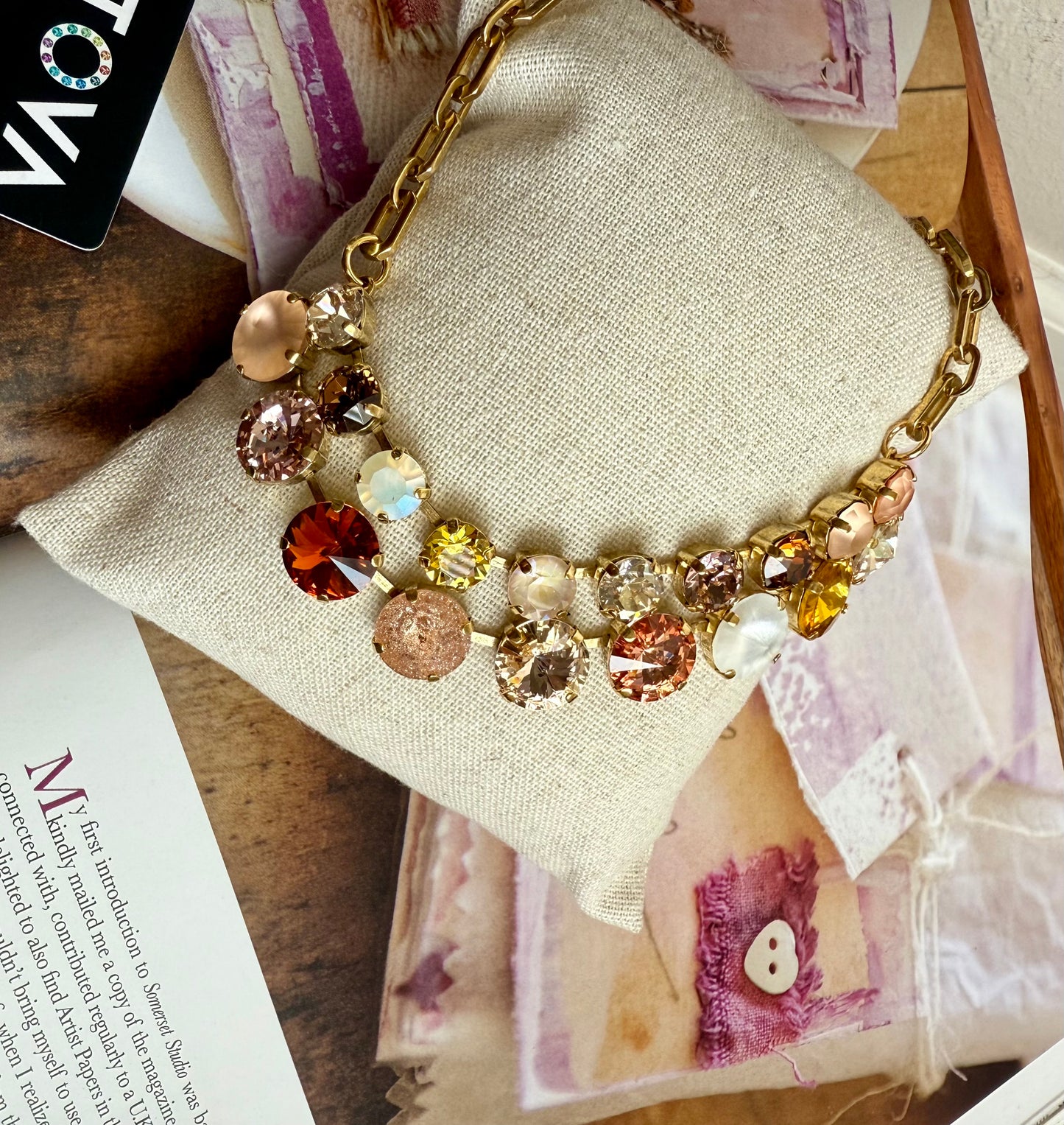 Vivica Necklace in Neutral Mix TOVA