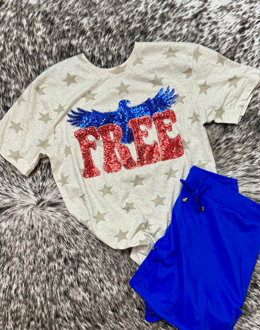 PRE ORDER Free Bird USA Patriotic Tee