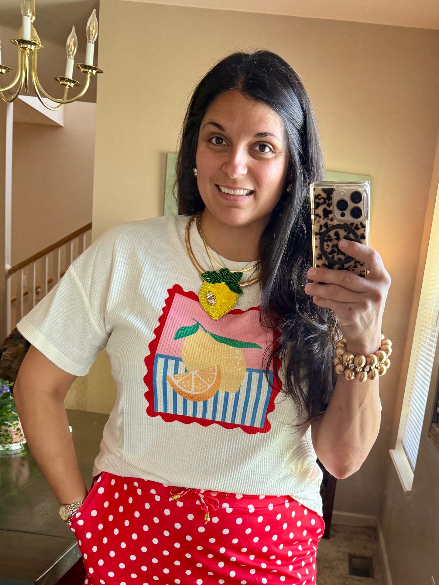 Squeeze the Day Lemon Weekend Waffle Tee