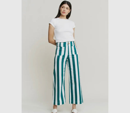 High Waisted Striped Pants