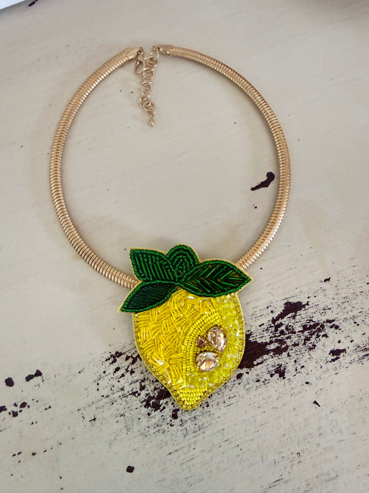 Limoncello Statement Necklace