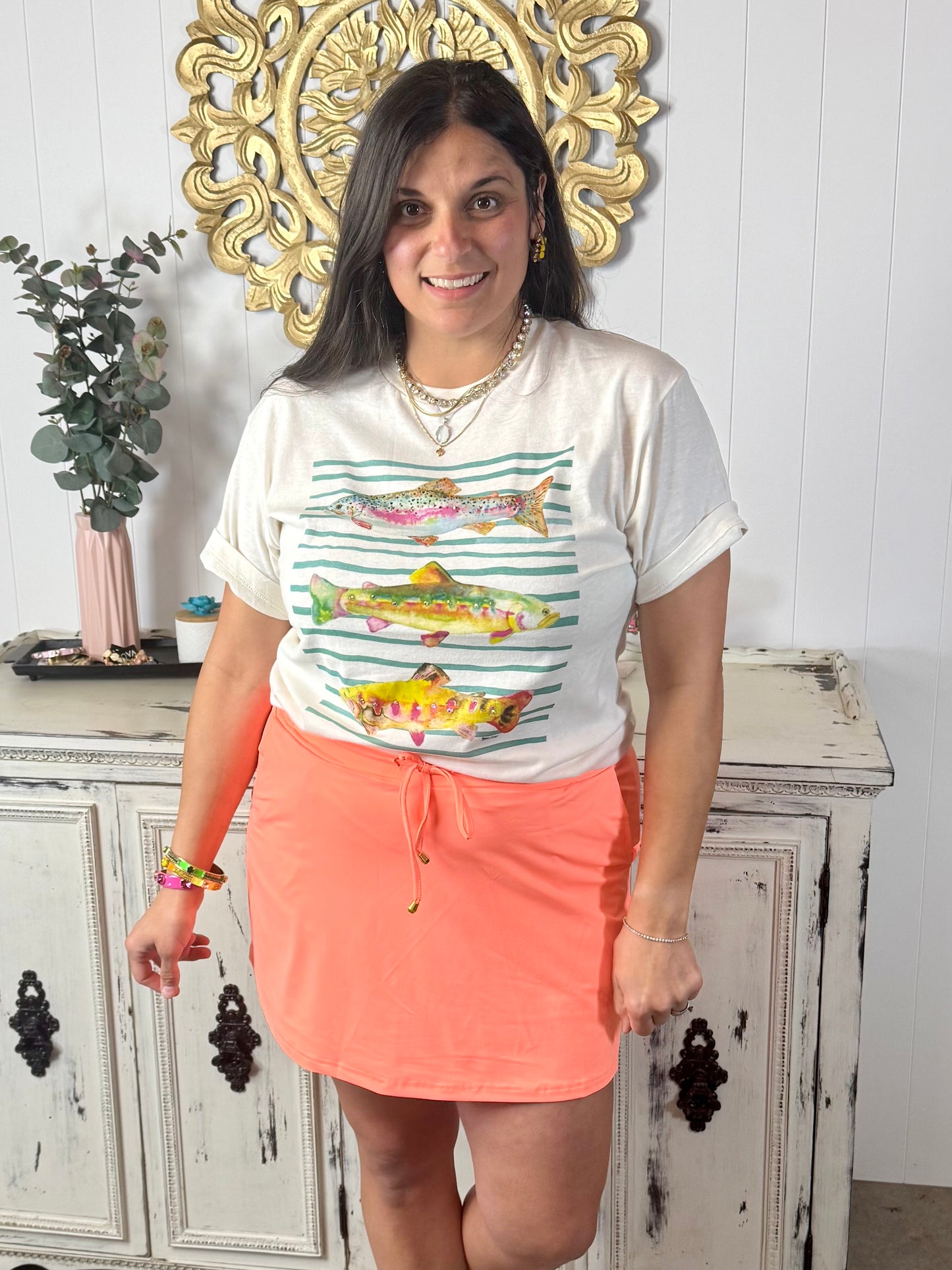 Catch of the Day Rhinestone Tee