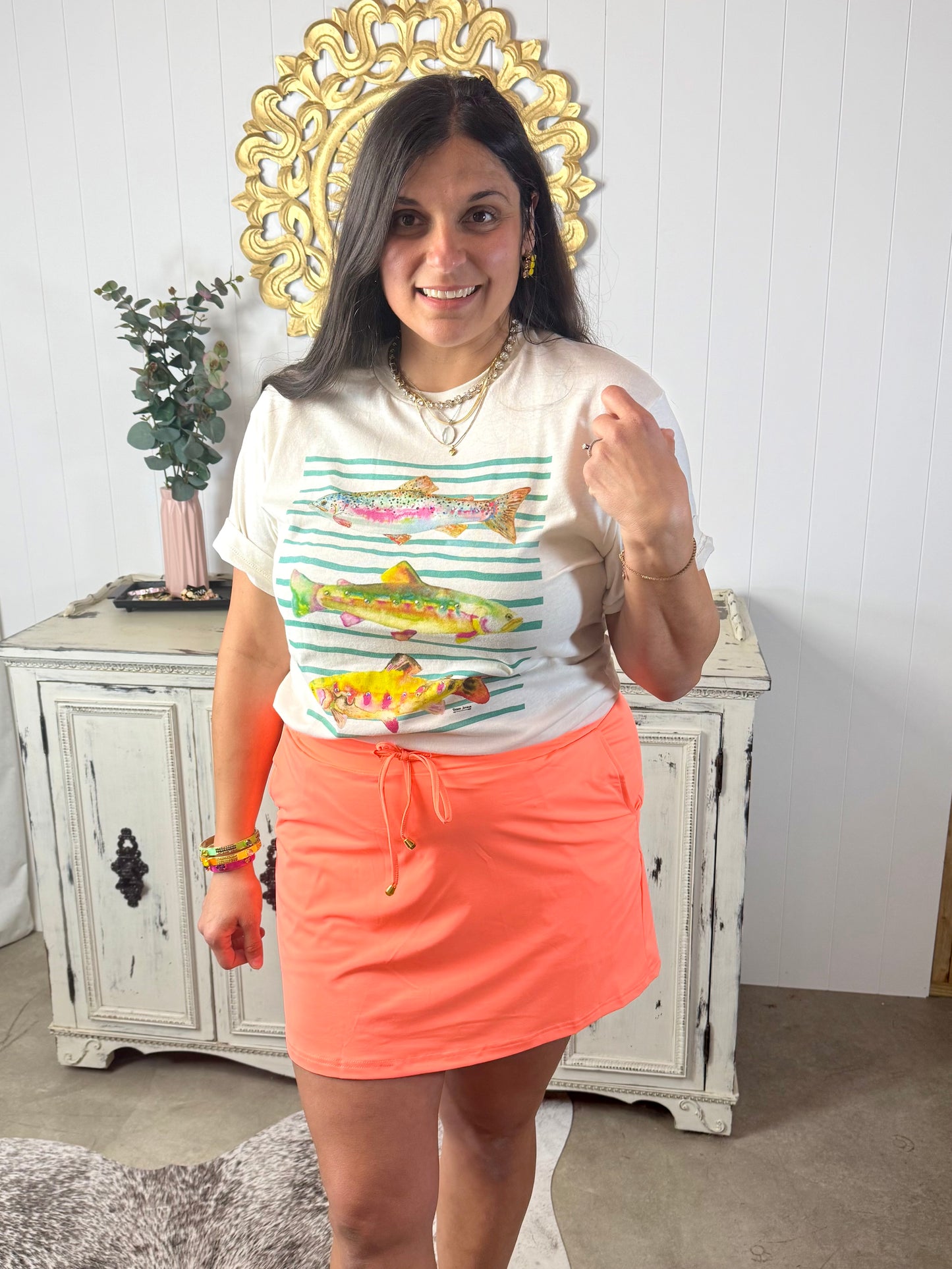Catch of the Day Rhinestone Tee