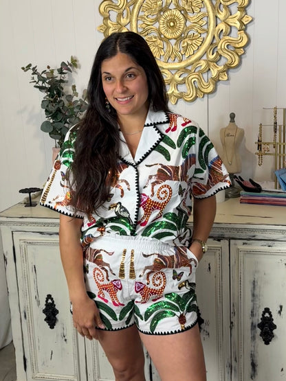 Queen of Sparkles Safari Short