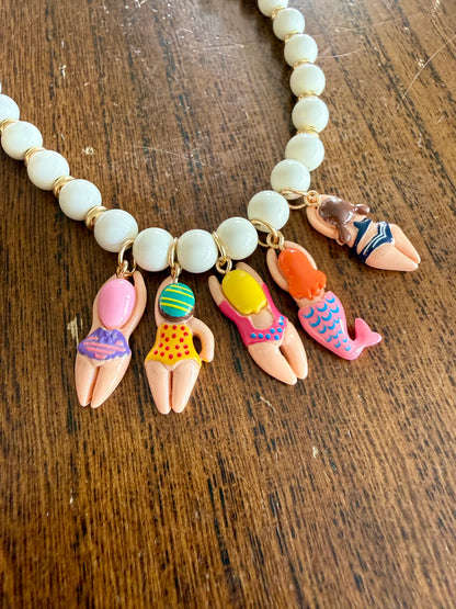 Poolside Girls Charm Necklace