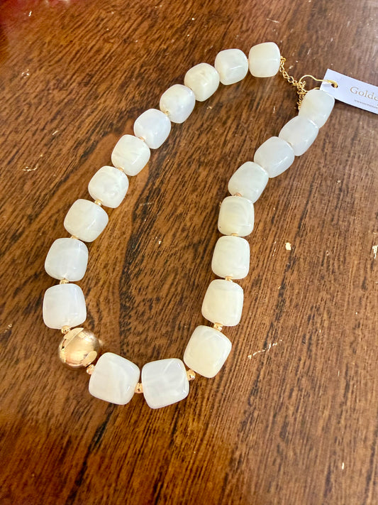 Classic Ivory Beaded Necklace