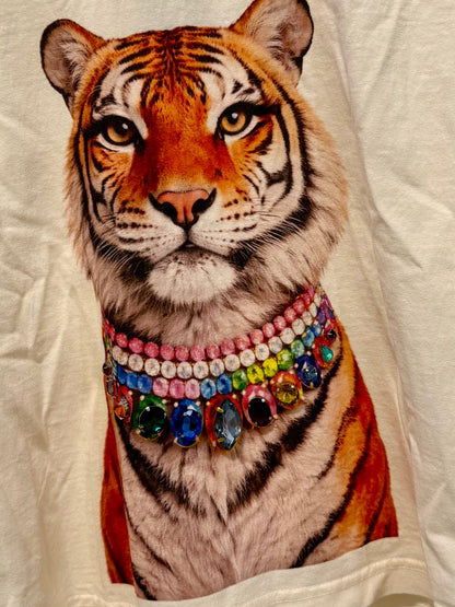 Jeweled Tiger Graphic Tank