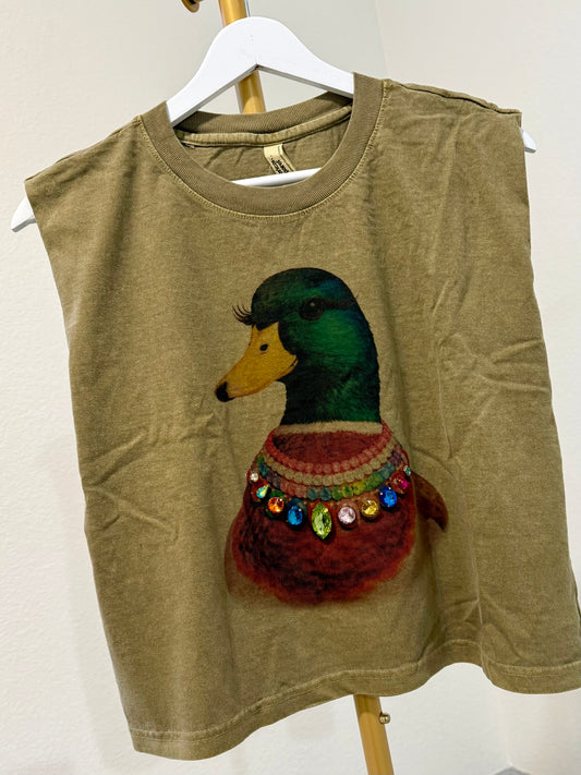 Jeweled Duck Graphic Tank