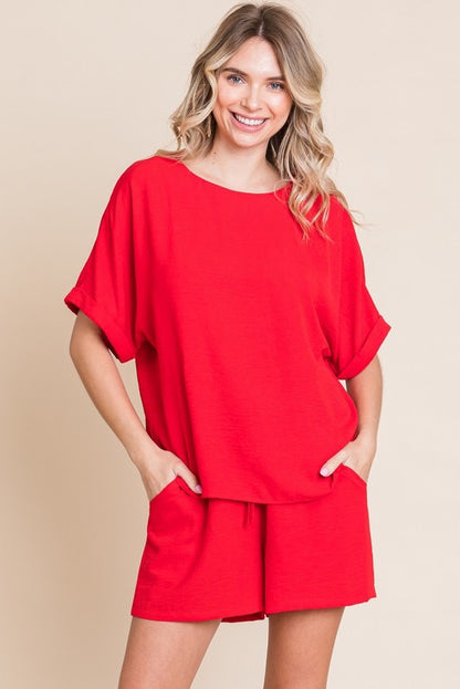 Red Loungewear Set