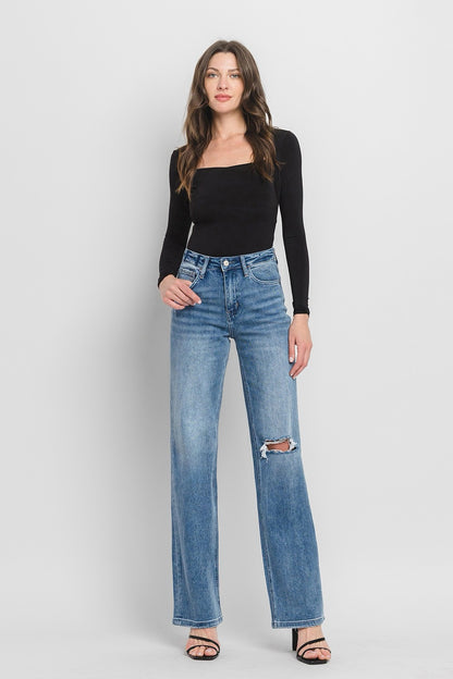 90's Vintage Flare High Rise Jeans