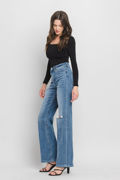 90's Vintage Flare High Rise Jeans