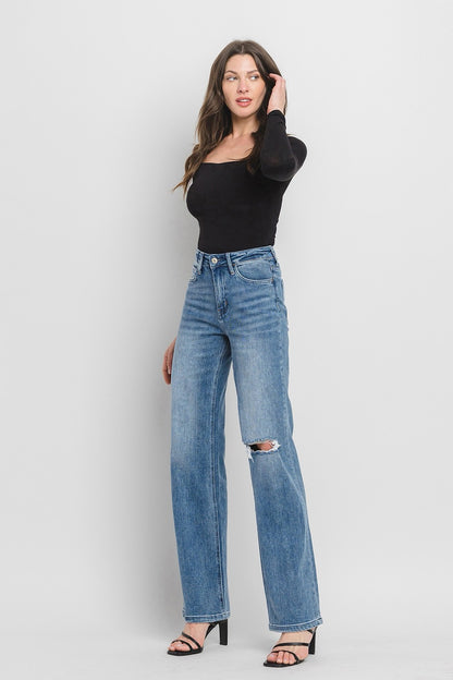 90's Vintage Flare High Rise Jeans